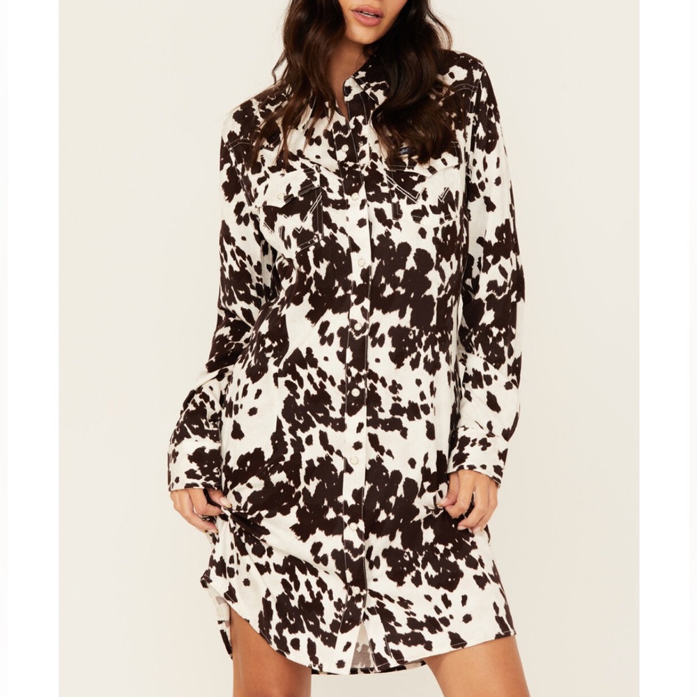 Wrangler Black and White Mini Dress